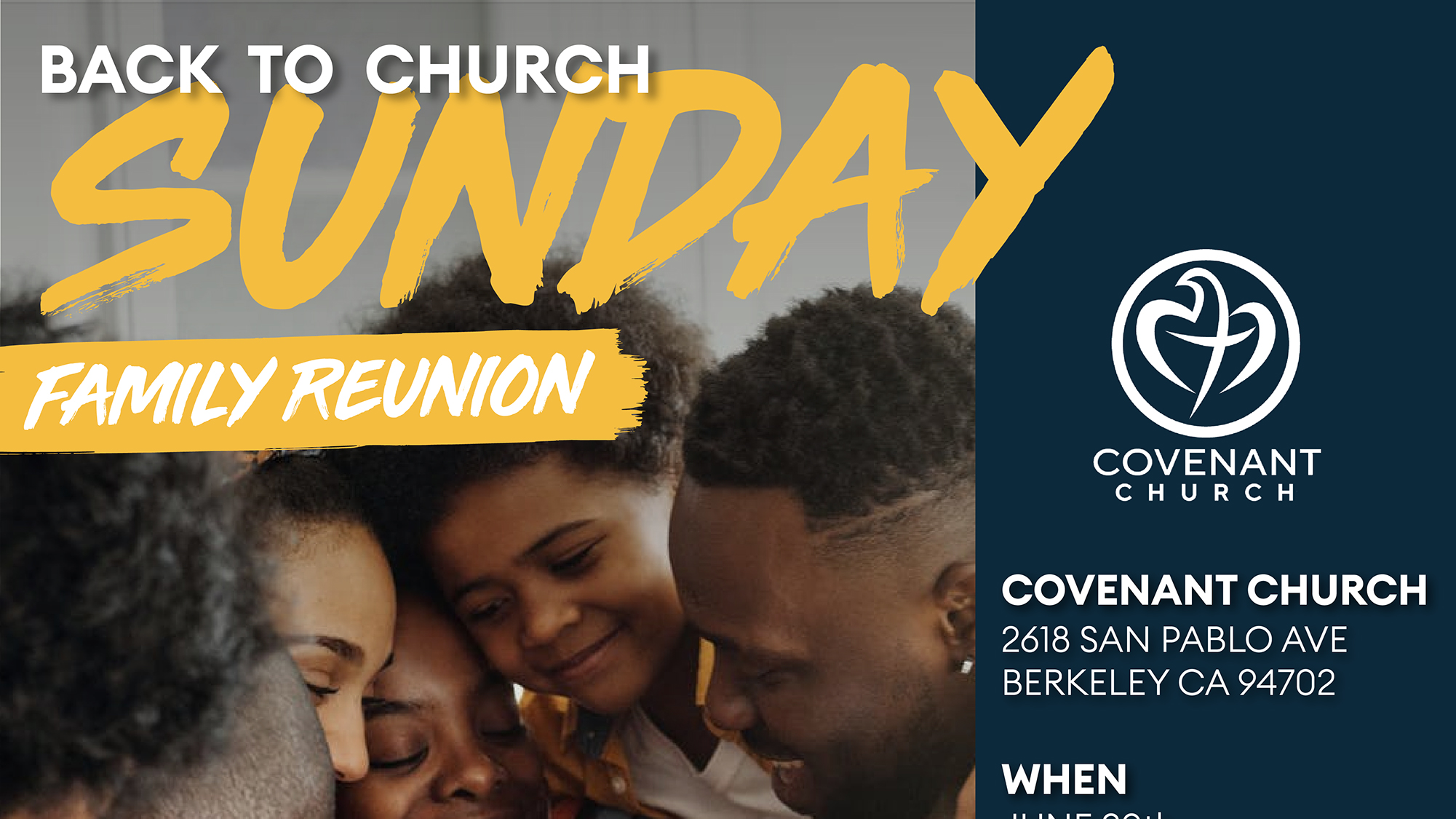 Back To Church Sunday: Family Reunion
