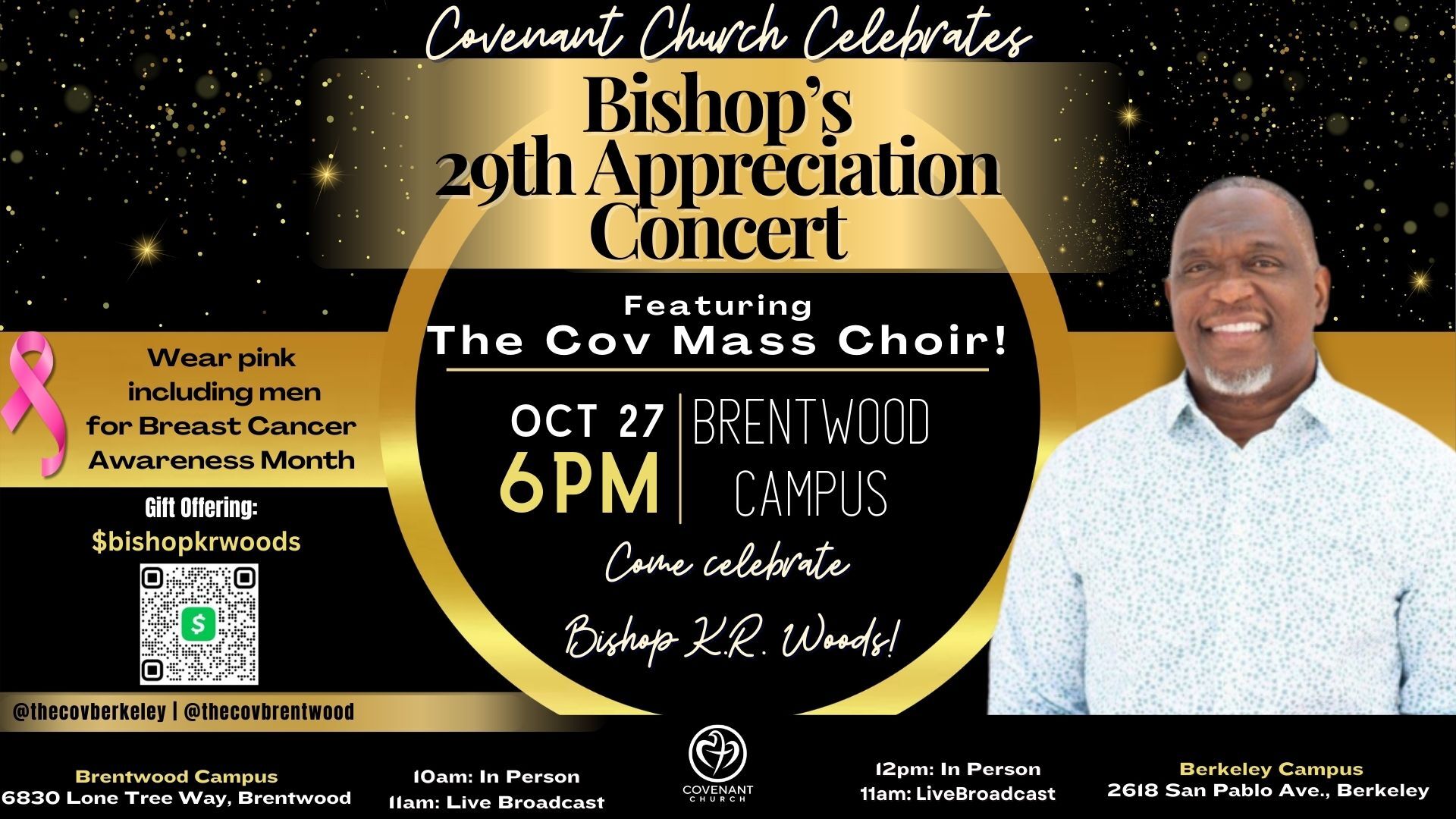 Bishops 29th Appreciation Concert Flyer